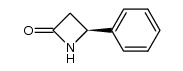 (S)-(-)-4-phenylazetidin-2-one结构式