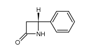 (3R)-4-phenyl-2-azetidinone结构式
