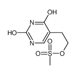 5-(2-METHYLSULFONYLOXYETHYL)-URACIL结构式