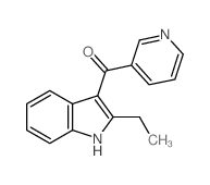 (2-ethyl-1H-indol-3-yl)-pyridin-3-yl-methanone结构式