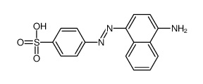 4-(4-Amino-1-naphthylazo)benzenesulphonic acid结构式