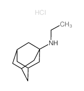 N-乙基-1-金刚烷胺盐酸盐结构式