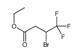 Ethyl 3-bromo-4,4,4-trifluorobutanoate结构式