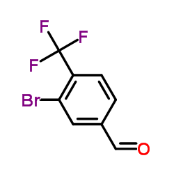 3-溴-4-(三氟甲基)苯甲醛结构式
