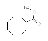 Cyclooctanecarboxylicacid, methyl ester结构式