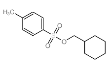 Cyclohexylmethyl 4-methylbenzenesulfonate结构式
