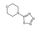 5-morpholino-1,2,3,4-thiatriazole结构式