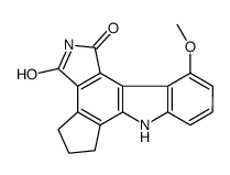 4,5,6,7-tetrahydro-11-methoxy-1H-cyclopenta[a]pyrrolo[3,4-c]carbazole-1,3(2H)dione结构式