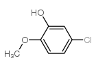 5-氯-2-甲氧基-苯酚结构式