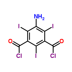 5-氨基-2,4,6-三碘异酞酰氯结构式