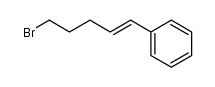 (5-bromopent-1-enyl)benzene结构式