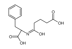 5-[[(1S)-1-carboxy-2-phenylethyl]amino]-5-oxopentanoic acid结构式