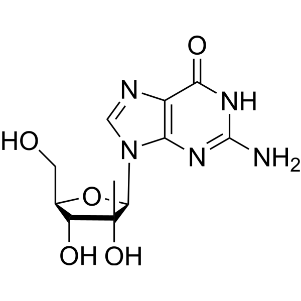 2-C-甲基鸟苷结构式