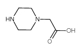 2-(哌嗪-1-基)-乙酸水合物结构式