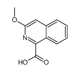 3-甲氧基-1-异喹啉羧酸结构式