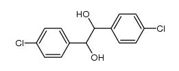 dl-1,2-bis(p-chlorophenyl)ethane-1,2-diol结构式