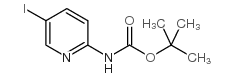 (5-碘2-吡啶基)氨基甲酸叔丁酯结构式