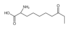 (2S)-2-amino-8-oxodecanoic acid结构式