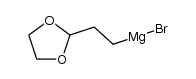 (1,3-DIOXOLAN-2-YLETHYL)MAGNESIUM BROMIDE结构式