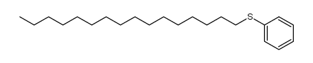 hexadecyl-phenyl sulfide结构式
