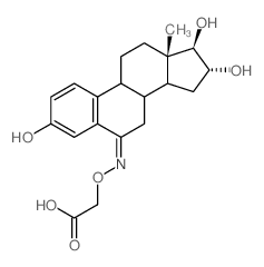 6-Oxoestriol (carboxymethyl)oxime结构式
