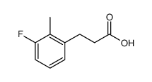 3-(3-FLUORO-2-METHYLPHENYL)PROPIONIC ACID结构式