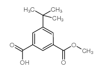 5-TERT-BUTYL-ISOPHTHALIC ACID MONOMETHYL ESTER结构式