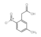5-甲基-2-硝基苯乙酸结构式