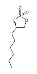 (R)-4-hexyl-1,3,2-dioxathiolane 2,2-dioxide结构式