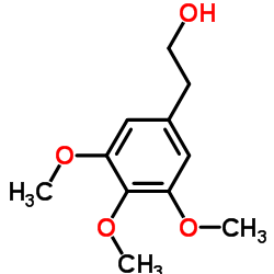 2-(3,4,5-三甲氧基苯基)乙醇结构式