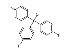 1-[chloro-bis(4-fluorophenyl)methyl]-4-fluorobenzene结构式