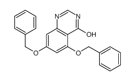 5,7-bis(phenylmethoxy)-1H-quinazolin-4-one结构式