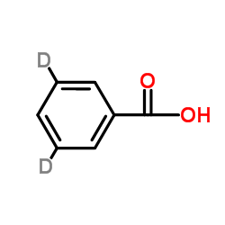 苯甲酸-D2结构式