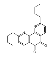2,9-dibutyl-1,10-phenanthroline-5,6-dione结构式