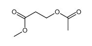 methyl 3-acetyloxypropanoate结构式