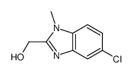 (9ci)-5-氯-1-甲基-1H-苯并咪唑-2-甲醇结构式