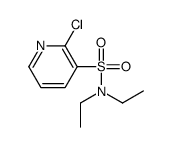 2-chloro-N,N-diethylpyridine-3-sulfonamide结构式