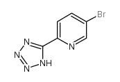 5-溴-2-(1H-四唑-5-基)吡啶结构式