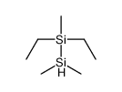dimethylsilyl-diethyl-methylsilane结构式