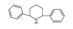 (2S,6R)-2,6-diphenylpiperidine结构式