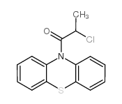 2-氯-1-酚噻嗪-10-丙酮结构式