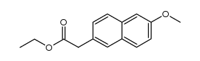 (6-methoxynaphthalen-2-yl)acetic acid ethyl ester结构式