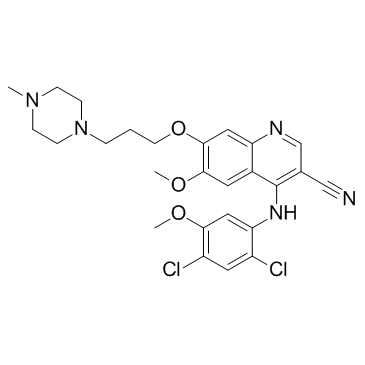 伯舒替尼结构式