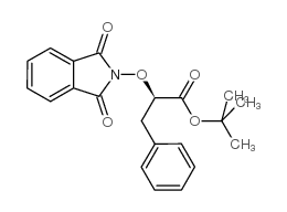 (AR)-A-[(1,3-二氢-1,3-二氧代-2H-异吲哚-2-基)氧基]-苯丙酸-1,1-二甲基乙酸乙酯结构式