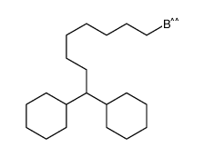 8,8-dicyclohexyloctylboron结构式