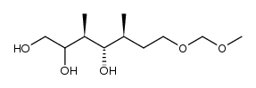 (2S,4S,5S)-7-methoxymethoxy-3,5-dimethylheptane-1,2,4-triol结构式