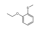 (2-ethoxyphenyl)(methyl)sulfane结构式