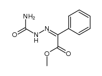 methyl benzoylformate semicarbazone结构式