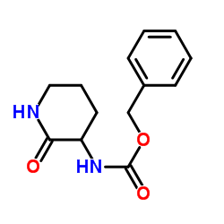 (2-氧代-3-哌啶)-氨基甲酸苄酯结构式
