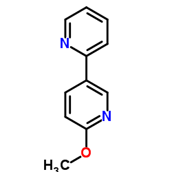 6'-甲氧基-2,3'-联吡啶结构式